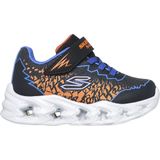 Skechers - Sneakers - Zwart - Synthetisch - Blauw en Oranje Trim