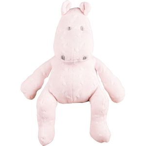 Baby's Only Knuffel nijlpaard Cable - Knuffeldier - Baby knuffel - Classic Roze - 35 cm - Baby cadeau