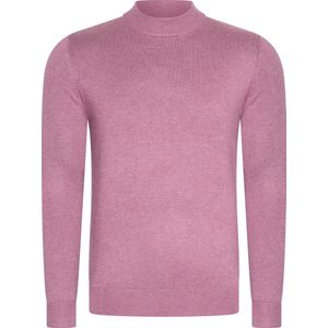 Mario Russo Turtle Neck - Trui Heren - Sweater Heren - Coltrui Heren - XXL - Oud Roze