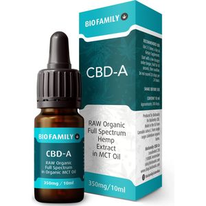 Bio Family Organic 3,5% - 350mg CBD-A Raw Complete Spectrum