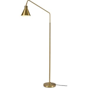 it's about RoMi Vloerlamp Lyon - Goud - 83x25x154cm - Modern,Luxe - Staande lamp voor Woonkamer - Slaapkamer