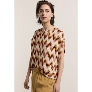 Summum - 3s5023-30620 - Top Blurred Zig Zag Print