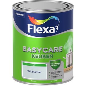 Flexa - Easycare Keuken Muurverf - Wit Marmer - Mengverf - 1 L