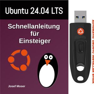 Windows 10/11 Entfernung und Ubuntu Custom Usb Automatischer Installationsstick mit Handbuch in Deutsch