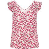 ICHI Top 'IHAYA'  groen / rosa / rood / wit