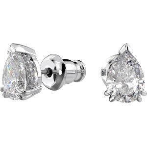 Swarovski Dames OorbellenOorknoppen Metaal - Zilverkleurig