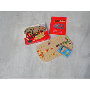 Keezbord Duo Kunststof - Gezelschapsspel voor 2 spelers - Compacte doos - Inclusief speelbord, pionnen en kaarten
