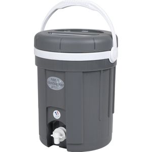 EDA Water-/Sapcontainer - Jerrycan voor water - Met kraan - Grijs - 4 Liter
