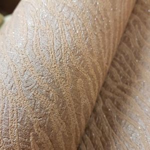 Novamur glitter behang bruin 6612-10