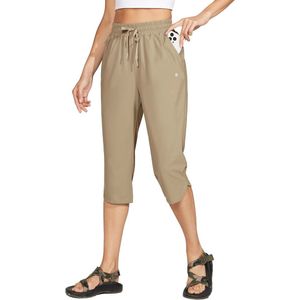 Dames zwembroek capribroek sneldrogend zwemshorts met zakken lichtgewicht UPF 50+