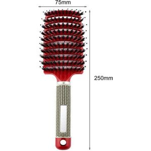 Vrouwen / Mannen / Kinderen Haar Hoofdhuid Massage Kam Borstel & Nylon Haarborstel Nat Krullend Ontwar Haar Borstel voor Salon Kappers Styling Tools