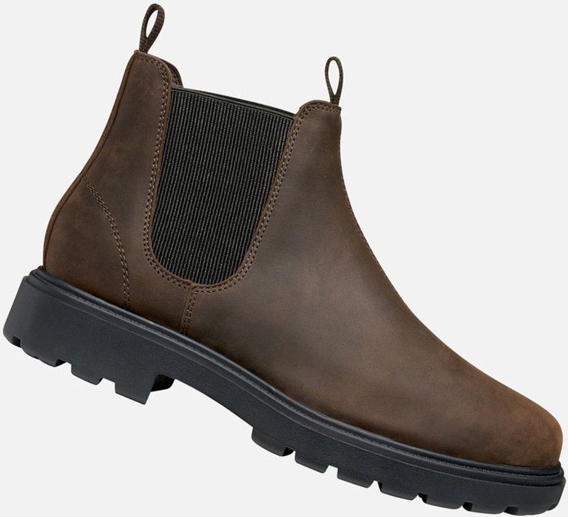 GEOX - Spherica EC7 - Enkellaarsjes - Donkerbruin