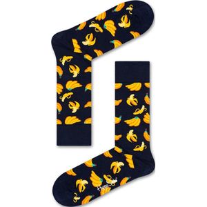 Happy Socks - Banana - Blauw geel - Unisex - Maat 36-40