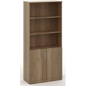 ABC Kantoormeubelen half open houten archiefkast chief 200x90x42 halifax eiken