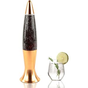 Lavalamp - Zwart - 41 cm - Lava Lamp - Lavalampen