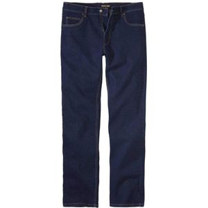 ATLAS FOR MEN - Donkerblauwe regular stretch jeans - Heren - Verkrijgbaar in grote maten - W28