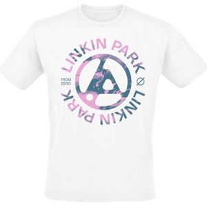 Linkin Park From Zero Spill T-shirt wit S Katoen Heren - Band merch, Bands