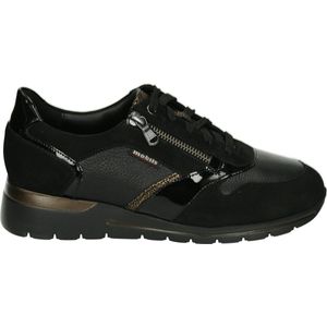 Mephisto - Ereen - Sneakers - Zwart - Met Ritssluiting en Vetersluiting