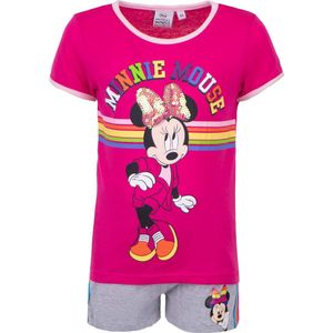 Disney Minnie Mouse Set / Sportset - Fuchsia/Grijs - Maat 92/98 (tot 3 jaar)