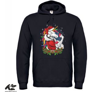 Klere-Zooi - Christmas Unicorn - Hoodie - XXL