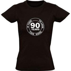 It took 90 years to look this good t-shirt Dames | 90 jaar | verjaardagskado | gefeliciteerd | verjaardag
