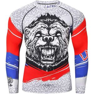 Lange Mouw UPF 50+ Compressie Rash Guard Heren
