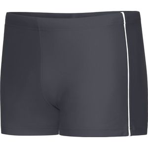 Ladeheid - LA-LA40-173 - Heren Zwembroek - Grafiet - Sneldrogend - Koordsluiting - Polyester & Elastaan