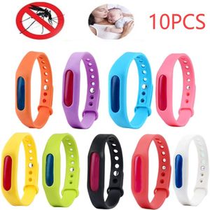 10 Stuks Anti-Muggen Armband – Muggenwerende Polsband met Capsule – Waterdichte Insectenwerende Armband voor Kinderen & Volwassenen – Tegen Muggen & Insecten – Outdoor & Vakantie