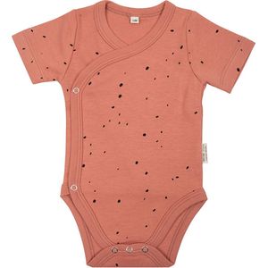 Onesie Shortsleeve Dots - Canyon Clay