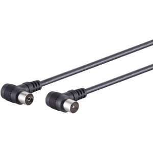 S/CONN 80085-32S, 5 m, Coaxiaal, Coaxiaal, Zwart