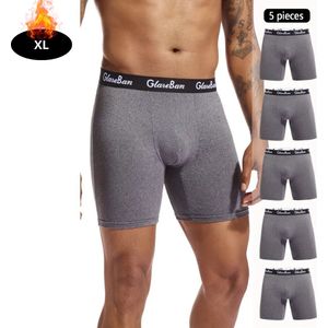 Nivard Onderbroeken Heren - Boxershort - Ondergoed - Boxer - Underwear - Mannen - 5 Pack - Donkergrijs - XL