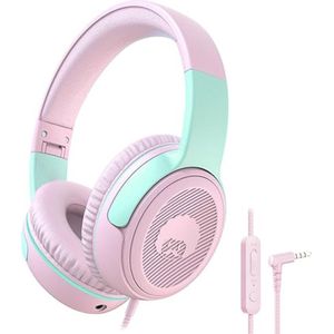 ApexArte® Koptelefoon Kinderen met Draad - Gaming Headset - Roze