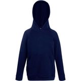 Fruit Of The Loom - Lichtgewicht Sweatshirt - Donker Navy - Unisex Hoodie