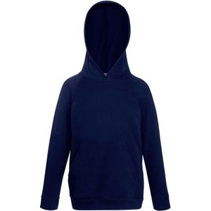 Fruit Of The Loom - Lichtgewicht Sweatshirt - Donker Navy - Unisex Hoodie
