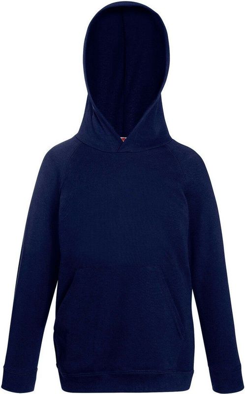 Fruit Of The Loom - Lichtgewicht Sweatshirt - Donker Navy - Unisex Hoodie