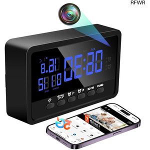 RFWR® Draadloze 5G WiFi Mini Spion Camera met HD 1080P Beeld en Nachtzicht