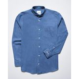 Campbell Derby - Casual Shirt - Blauw - Heren Overhemd