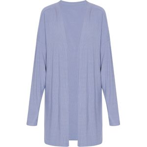 usha BLUE LABEL Gebreid vest 'Comfy '  duifblauw