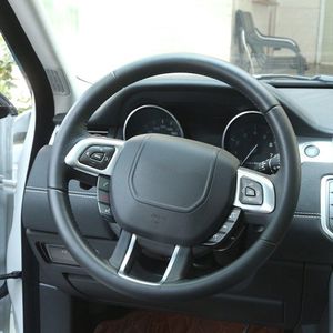 Chroom Interieur Stuurwiel Knop Cover Trim voor 2011-2019