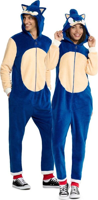 OppoSuits - Sonic The Hedgehog - Onesie - Blauw