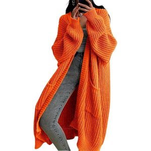 Livano Cardigan Dames - Vest - Knopen - Warm - Gebreid Vest - Rood - XS