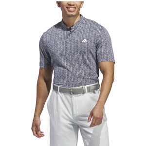Adidas Ultimate365 Printed Korte Mouw Poloshirt Blauw S Man