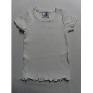 Petit Bateau - T shirt - Wit - Meisje - 2 jaar 86