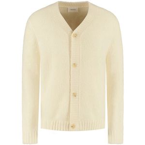 Pure Path - Loose Fit Knitwear Cardigan - Ecru - Gebreide Truien