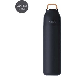 Thermosbeker Blauw - Travel Mug - Koffie - Thee - Thermosfles 500 ml