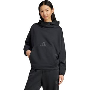 adidas Sportswear adidas Z.N.E. Sweatshirt met Capuchon - Dames - Zwart- 2XS