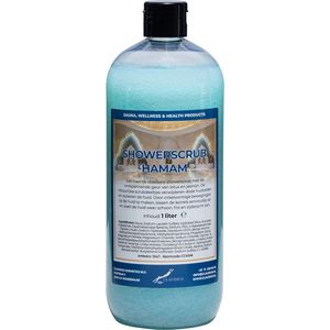 Showerscrub Hamam 1 liter - verfrissende scrubgel - exfoliërende bodyscrub
