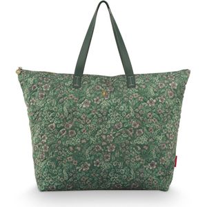 Pip Studio - Tilda Tote Bag Dames - Tas - Daisy Dreams - Groen - 66x20x44cm