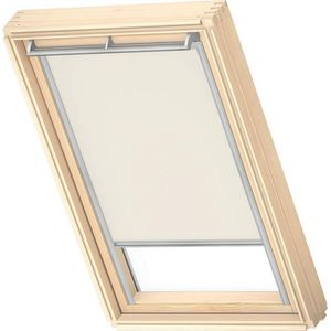 VELUX Origineel Verduisterend Rolgordijn (DKL), Zilveren Kozijn, PK10, Light Beige