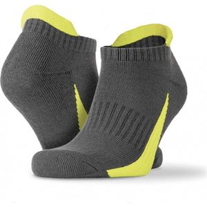 Spiro 3 pack Sneaker sokken Grey/Lime size L/XL